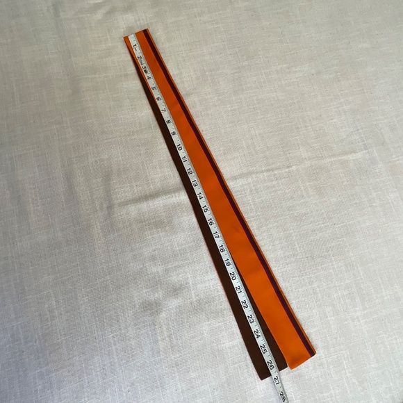 Foulard Skinny Silk Scarf Bandana Hair Tie Wrist Bag Wrap 54”x2” NEW - Picture 5 of 11